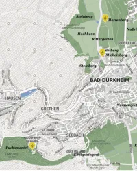 Weinlagenkarte Weingut Bart