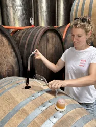 Mira Bode im Keller