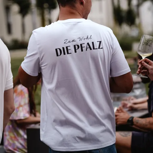 Zum Wohl die Pfalz T Shirt weiß 